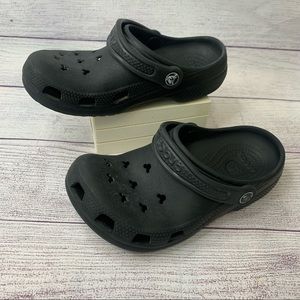 Disney Crocs Mickey Mouse Laser Outs Black Clogs
